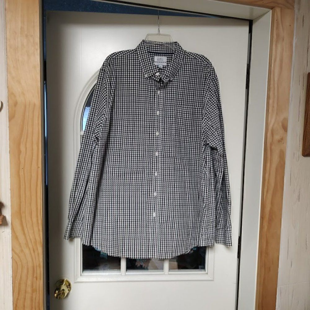 Croft & Barrow Easy Care Multi-Color Long Sleeve Button Down Shirt Men's XXL